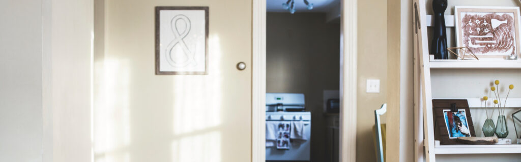 Door frame paint